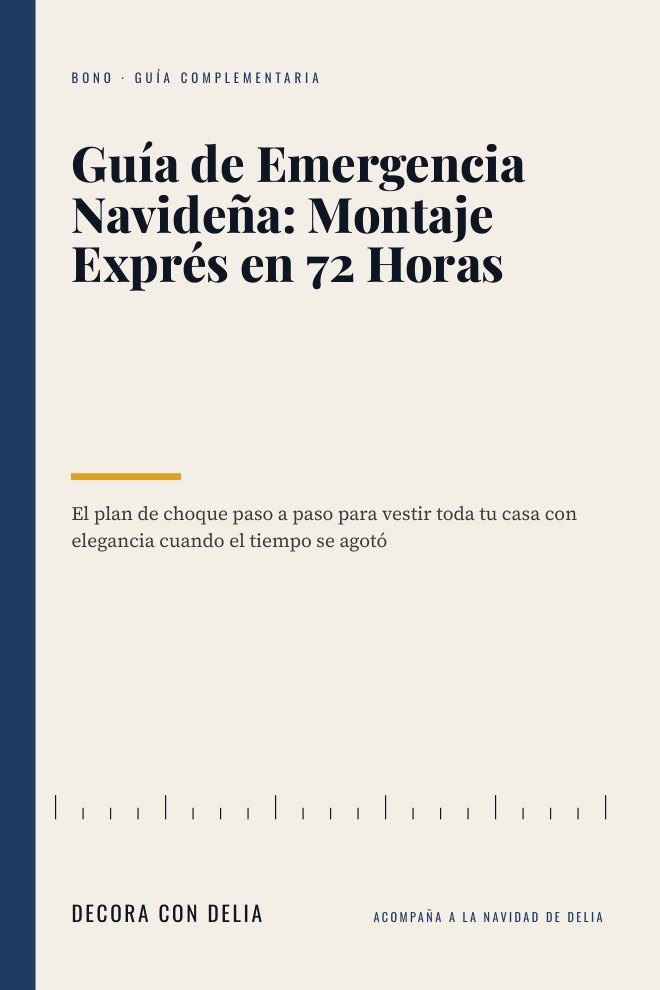 Guía de Emergencia Navideña: Montaje Exprés en 72 Horas